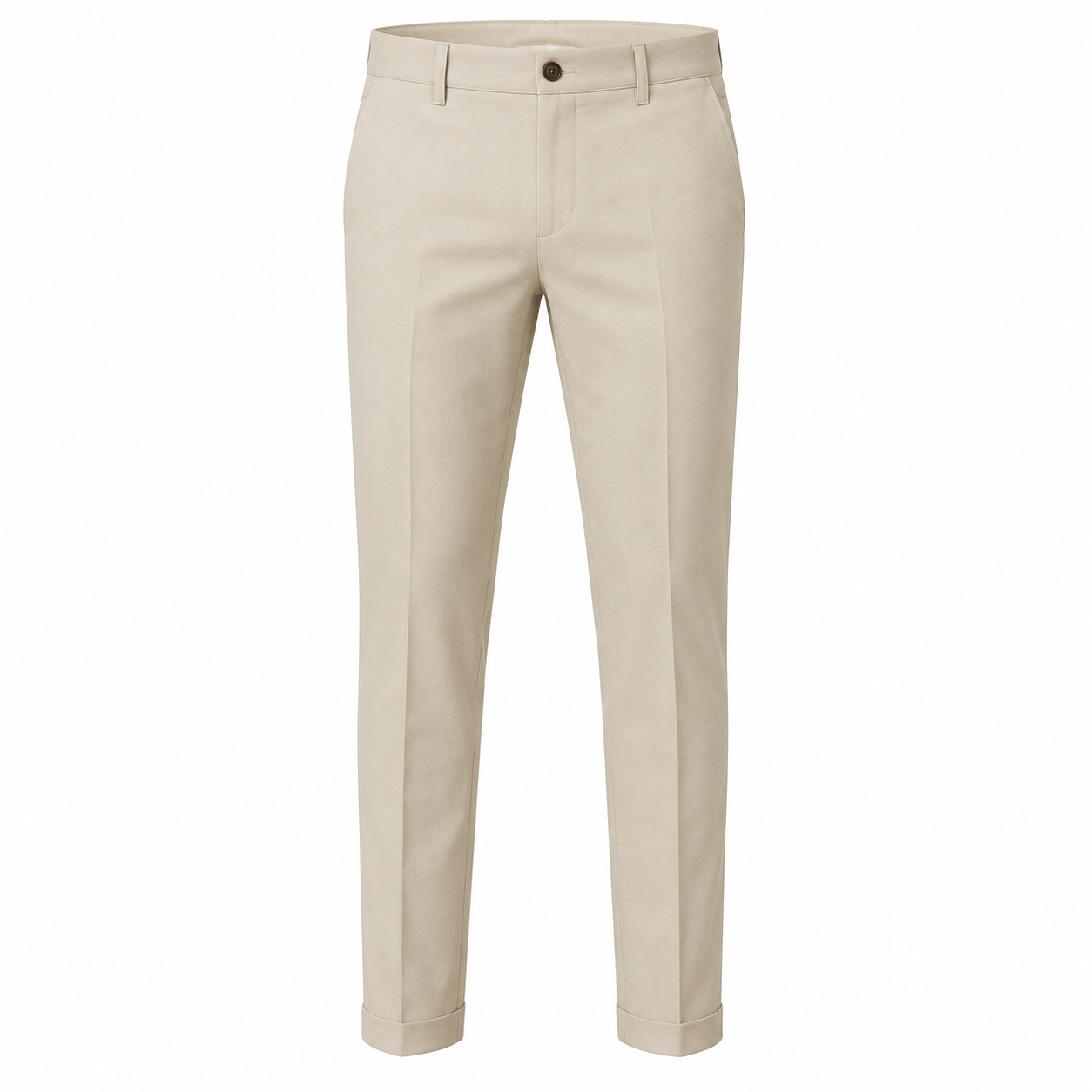 Virello Milano Tailored Trousers – Sand Beige